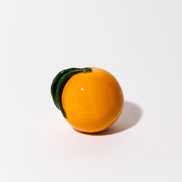 Orange en céramique