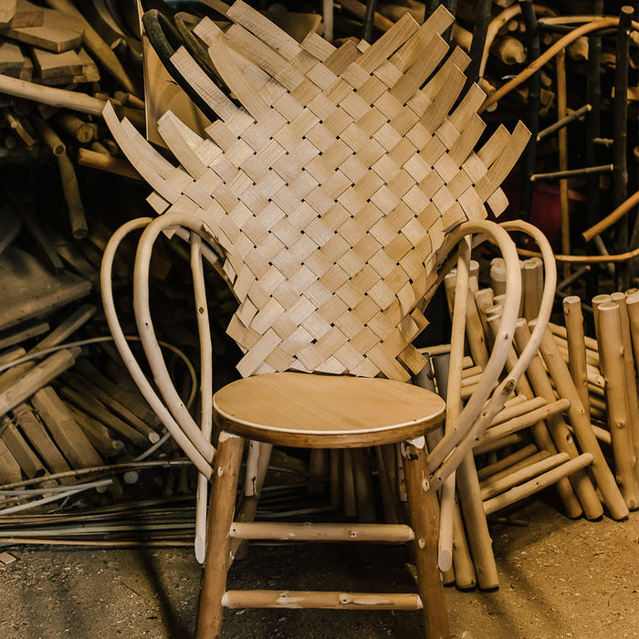 Fauteuil en Châtaignier