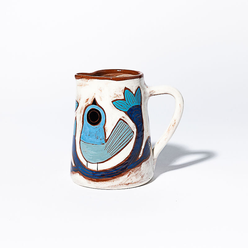 Mini cruches fleurs et oiseaux