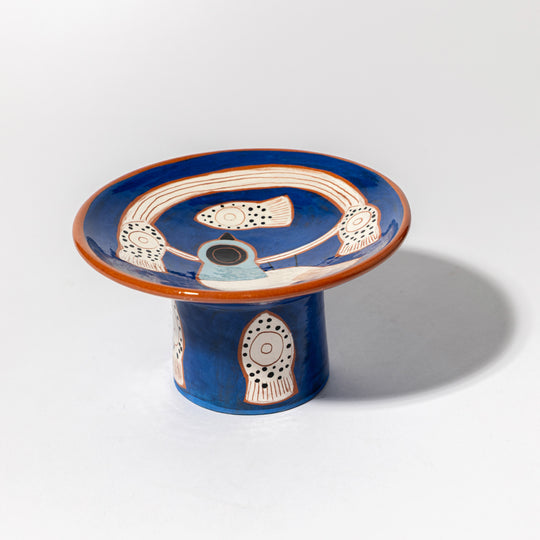 Coupe à pied en céramique