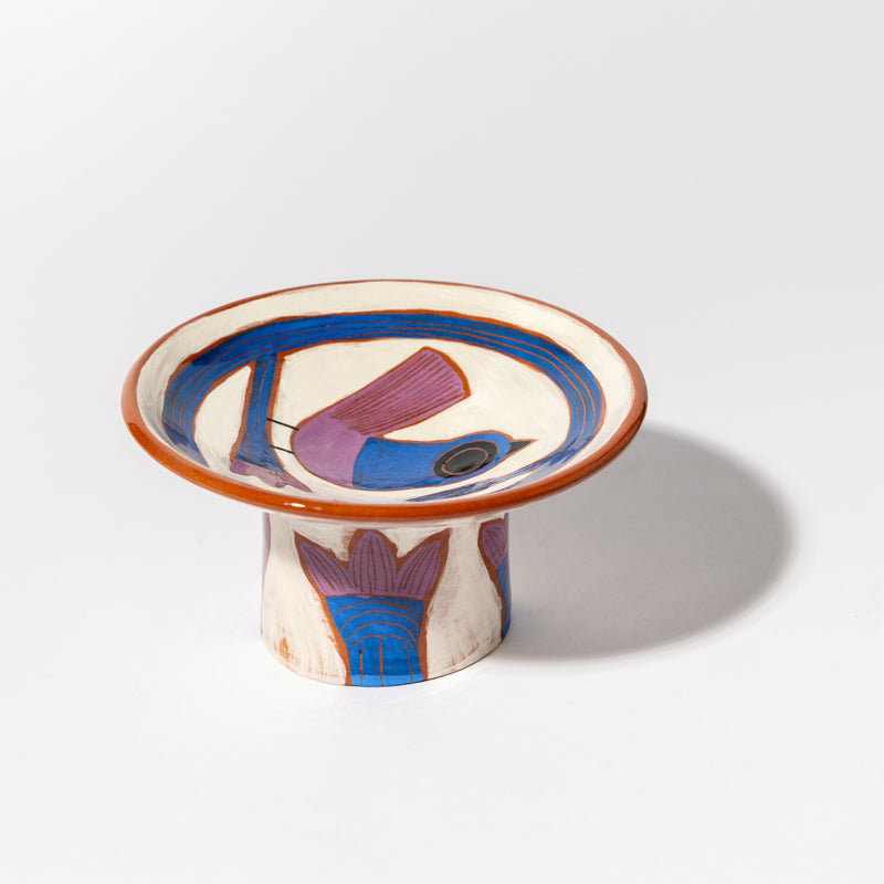 Coupe à pied en céramique