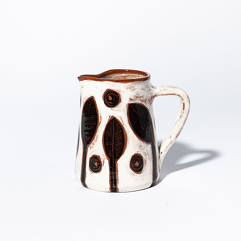 Mini cruches fleurs et oiseaux