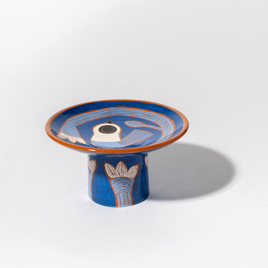 Coupe à pied en céramique