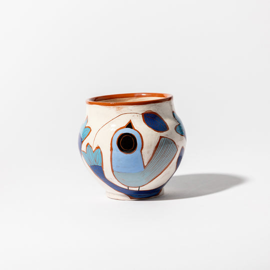 Ceramic Ball Vase BG Exhibition