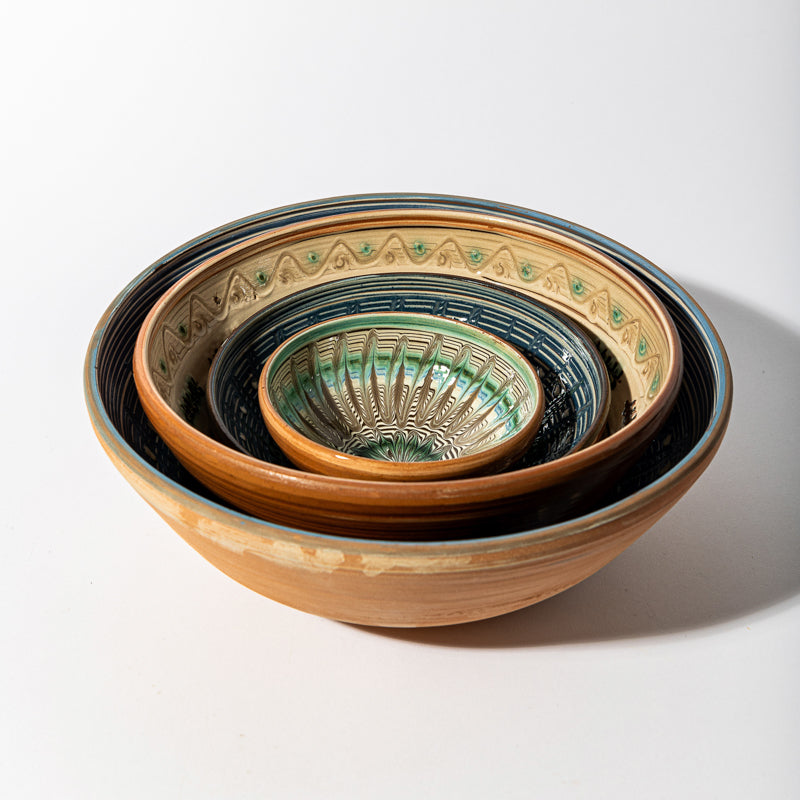 Traditional Horezu Bowls, 17cm