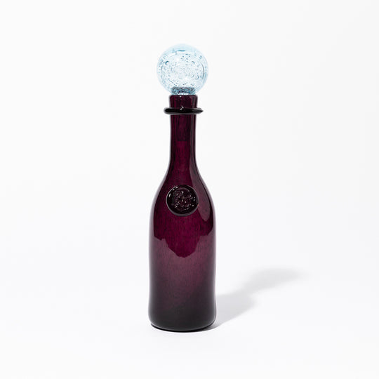 Narrow glass bottle 30cm