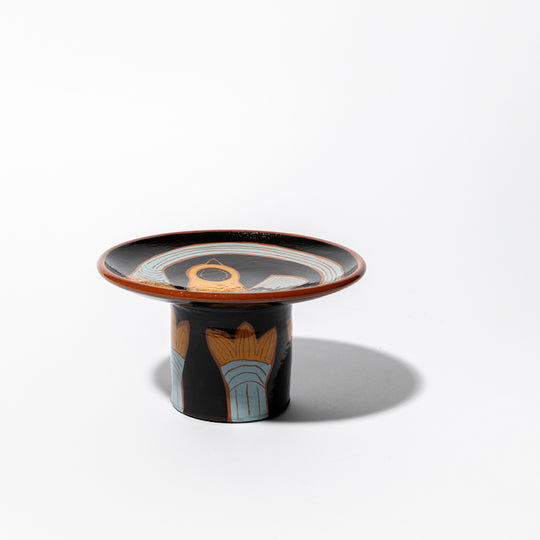 Coupe à pied en céramique