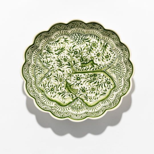 Flat Green Salad Bowl