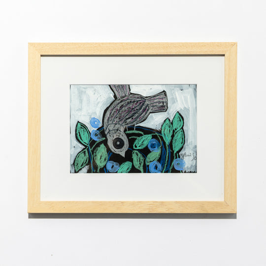 Painting on paper 14x20cm BG Exhibition