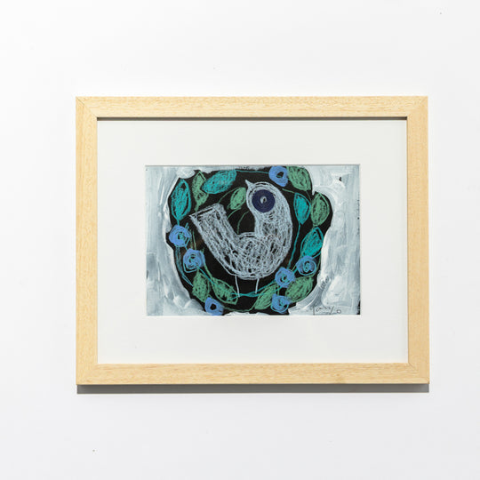 Painting on paper 14x20cm BG Exhibition