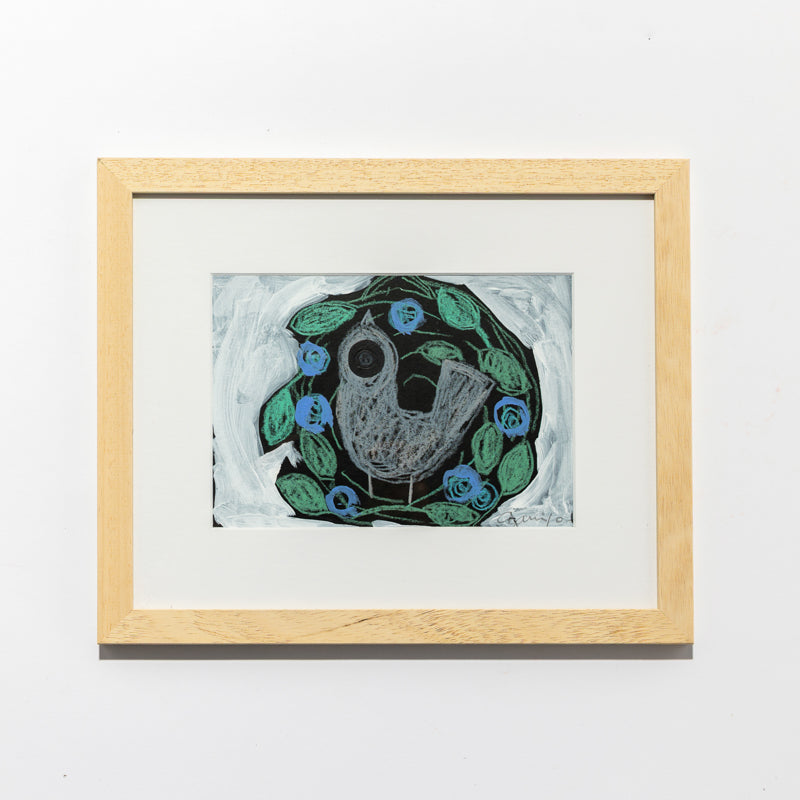 Painting on paper 14x20cm BG Exhibition