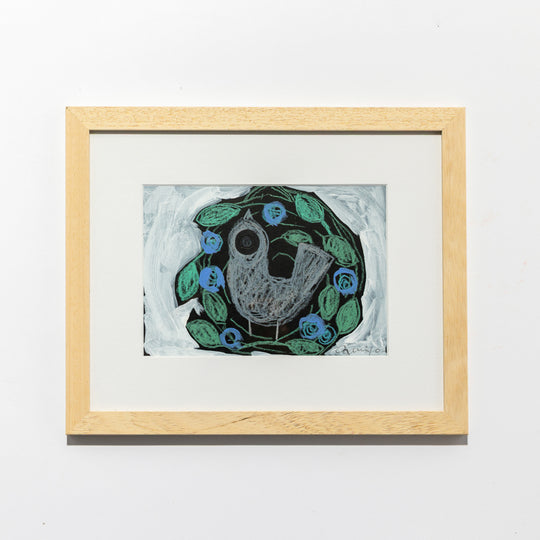 Painting on paper 14x20cm BG Exhibition