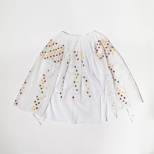 Hand embroidered Romanian blouse