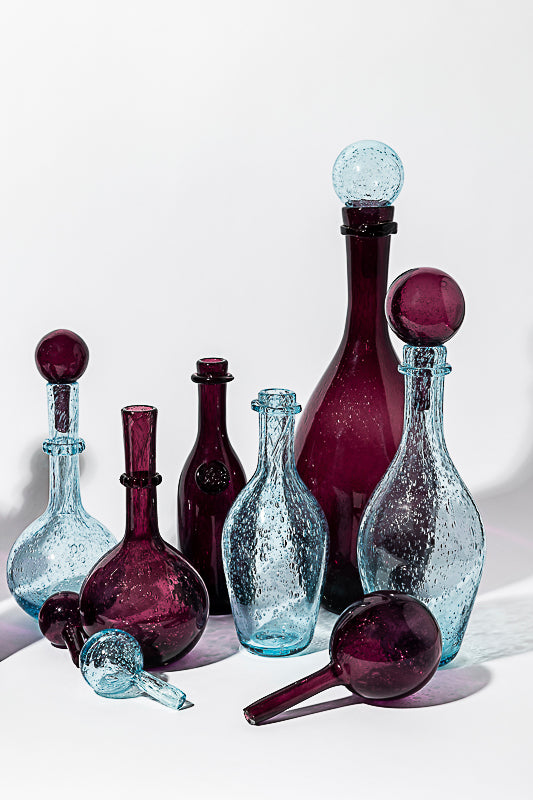 Bouteille Ventrue en verre 40cm