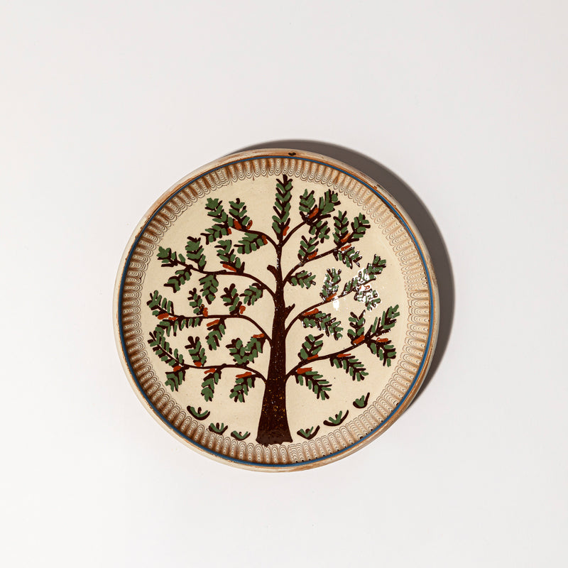 Plates Trees, Leaves, Rooster, Star or Birds 26cm