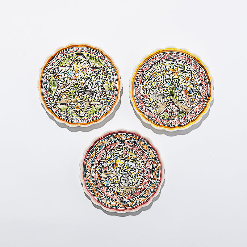 Assiettes Vagues et Oiseaux