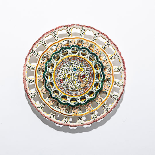 Painted Openwork Plates