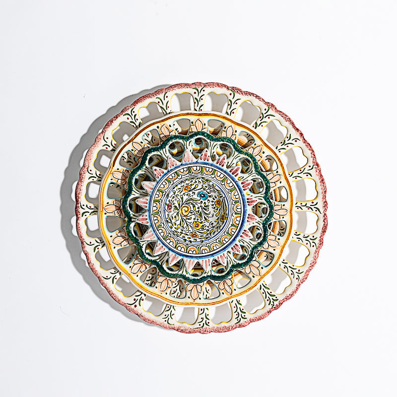 Painted Openwork Plates
