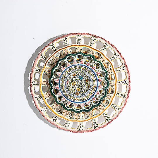 Painted Openwork Plates