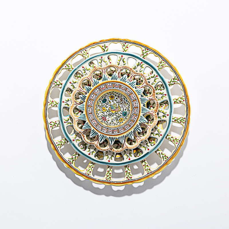 Painted Openwork Plates