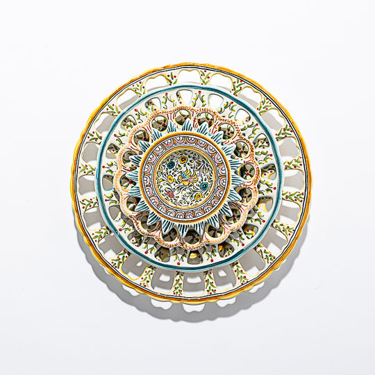 Painted Openwork Plates