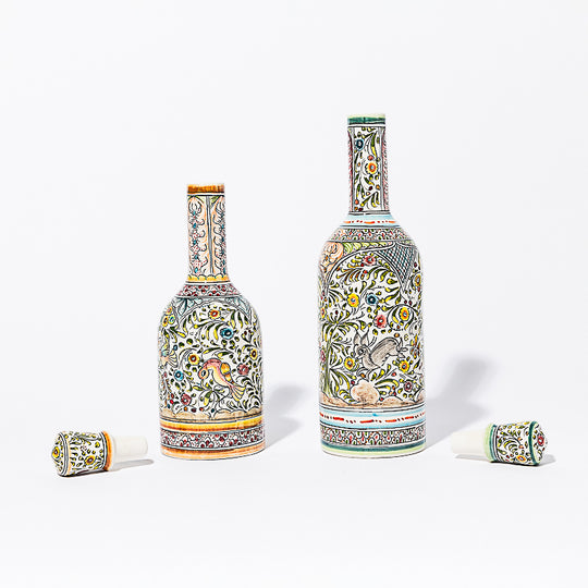 Hand Painted Bottles