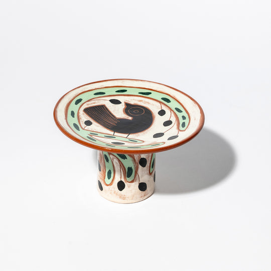 Coupe à pied en céramique