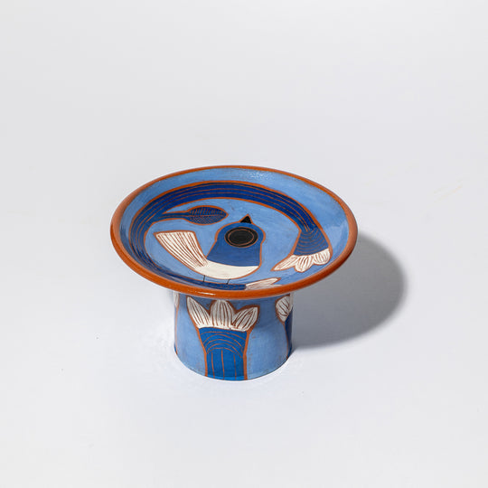 Coupe à pied en céramique