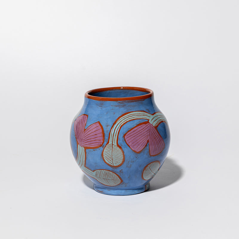 Ceramic Ball Vase BG Exhibition