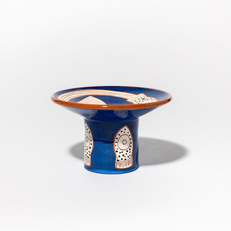 Coupe à pied en céramique