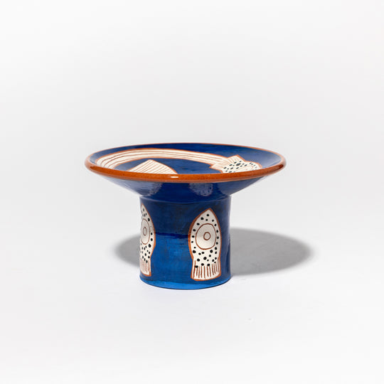 Coupe à pied en céramique