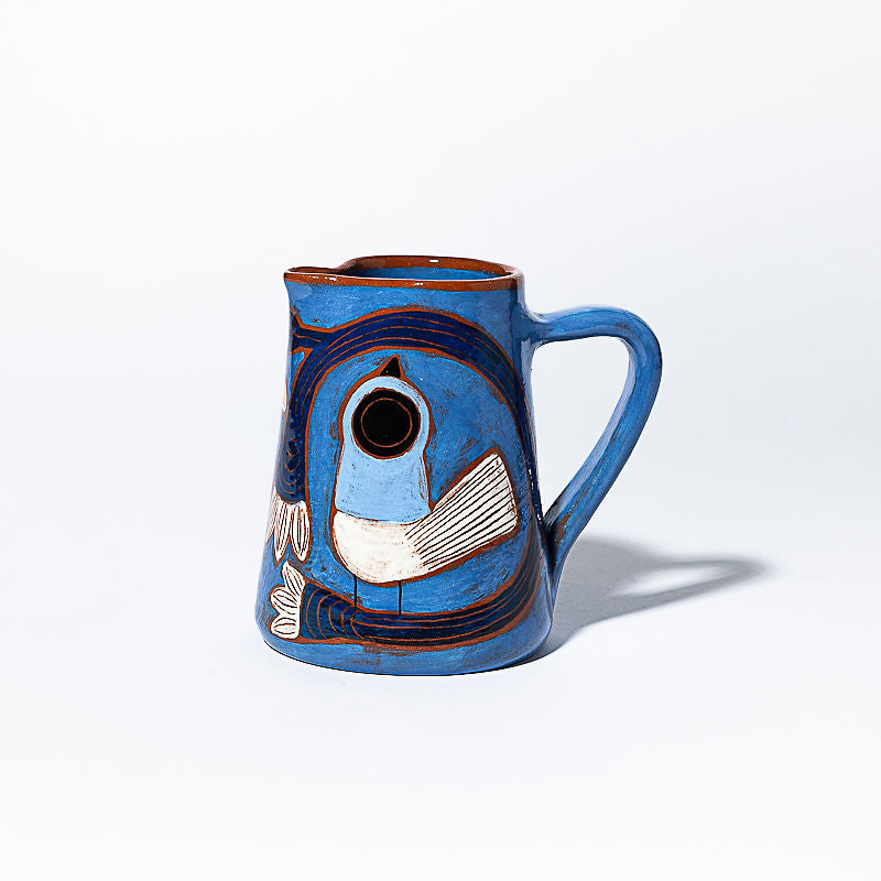 Mini cruches fleurs et oiseaux