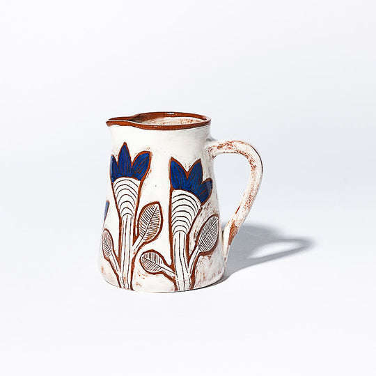 Mini cruches fleurs et oiseaux