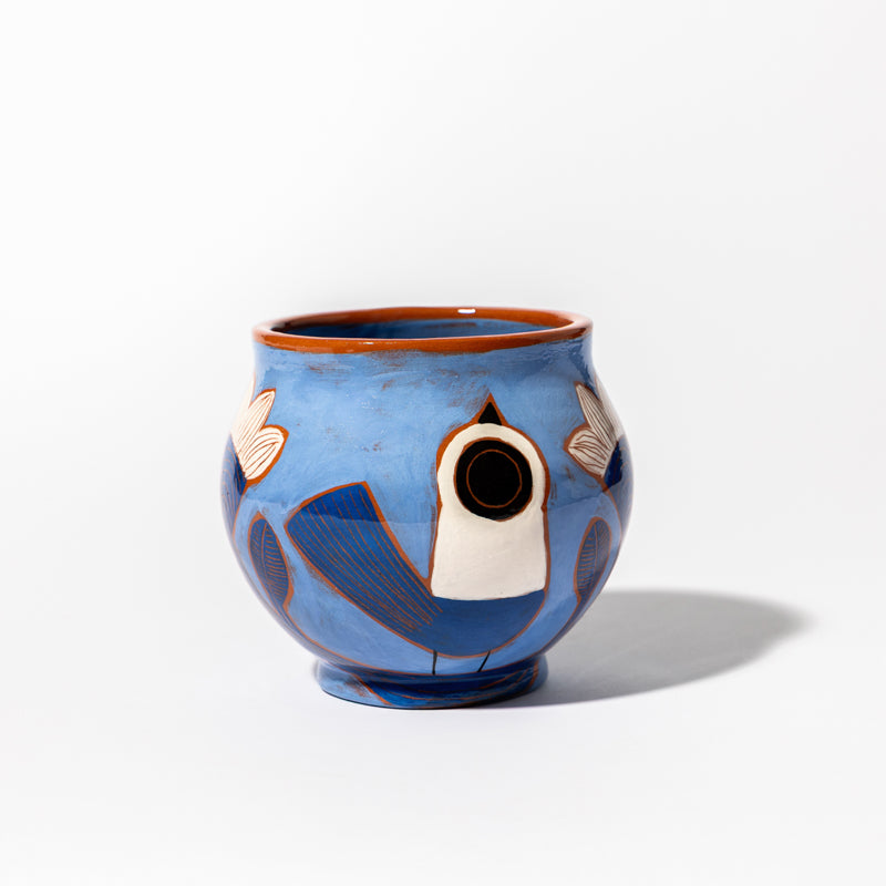 Ceramic Ball Vase BG Exhibition