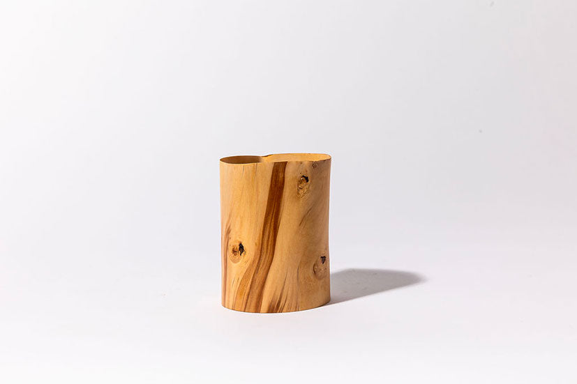 Pencil pot in pearwood - Medium model
