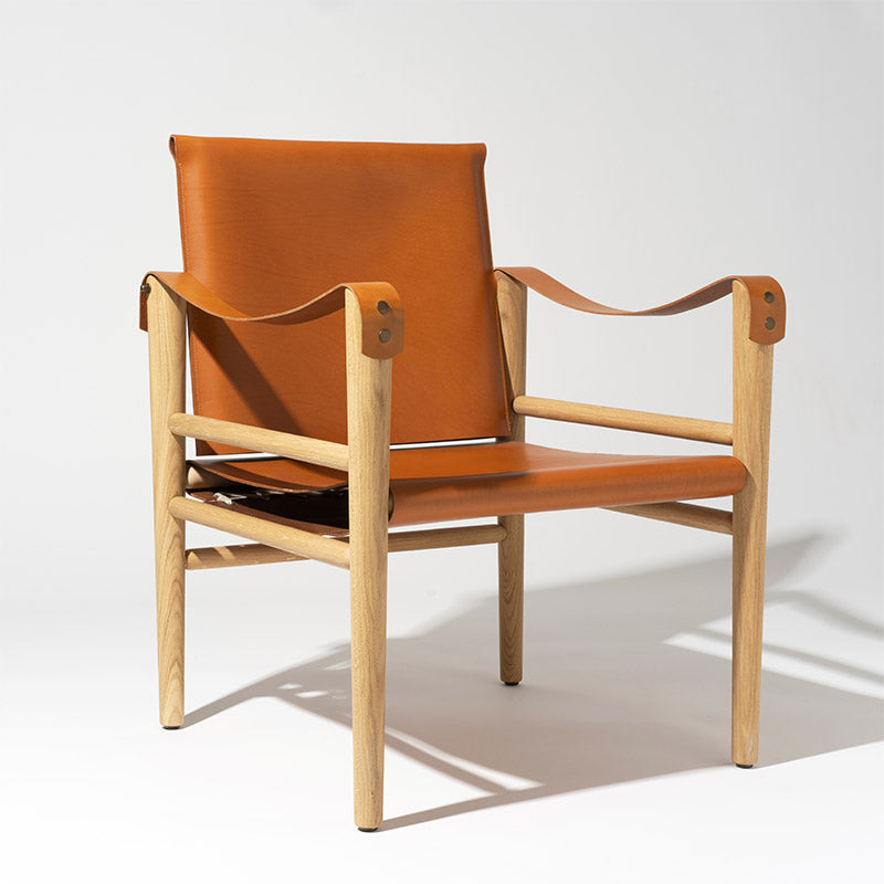 F2 Armchair Gold Leather