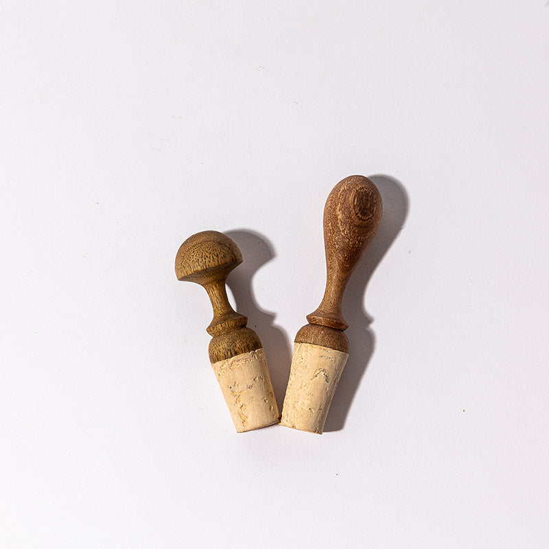 Bouchons de bouteille en bois