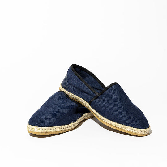 Blue espadrilles