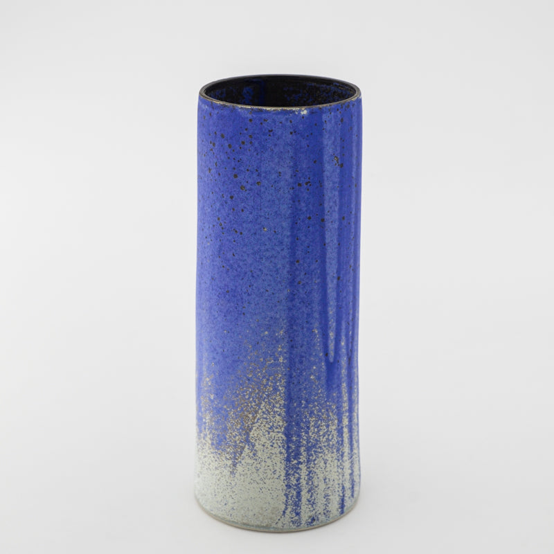 Petit Vase Bleu en Grès