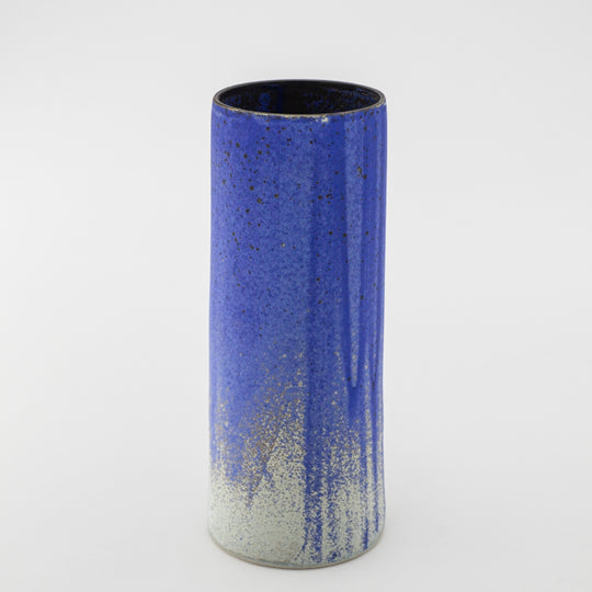 Petit Vase Bleu en Grès
