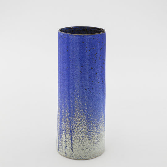 Petit Vase Bleu en Grès