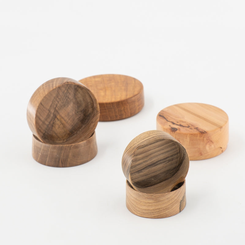 Boîte à rien en bois tourné - grand modèle
