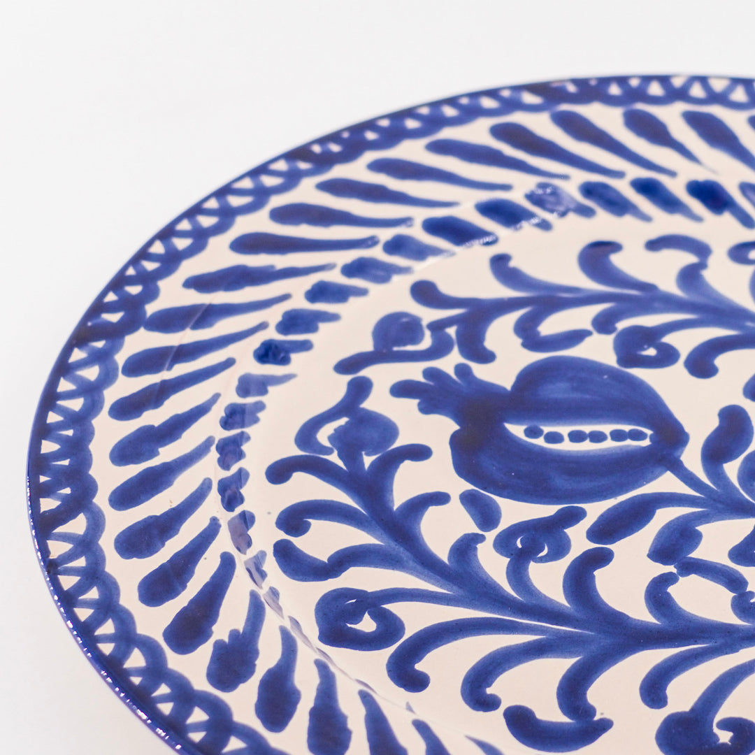 Grand plat Grenade - motif ancien