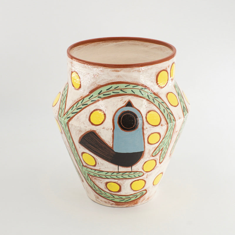Vase Oiseau Mimosa