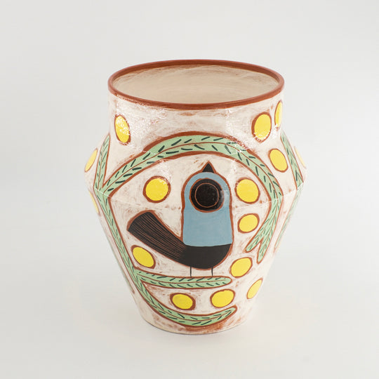 Vase Oiseau Mimosa