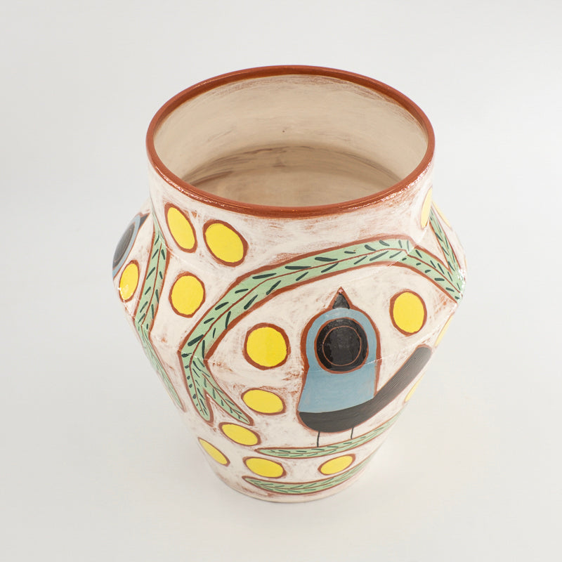 Vase Oiseau Mimosa