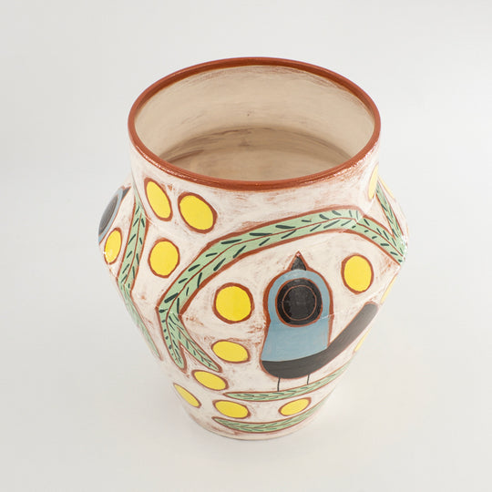 Vase Oiseau Mimosa