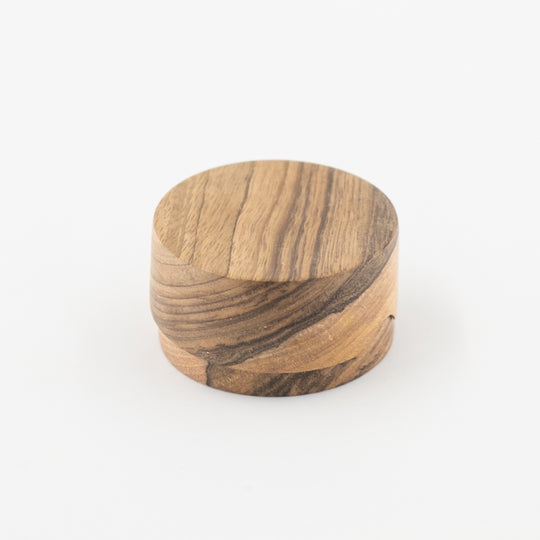 Turned Wooden Trinket Box - Small Size