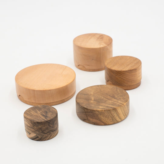 Boîte "à rien" en bois tourné - Grand modèle