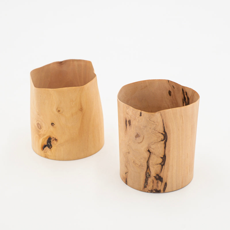 Pot à crayon en poirier - Petit modèle